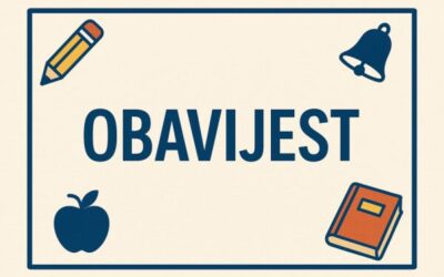 OBAVIJEST O UPISU U PRVI RAZRED U ŠKOLSKOJ GODINI 2026./2027.